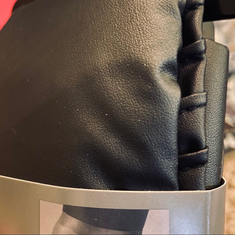 NWT TORRID Black Faux Leather Moto Leggings - Picture 9 of 11